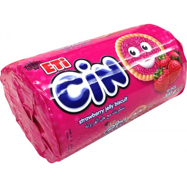 Eti Cin Strawberry Jelly Biscuits 13pcs