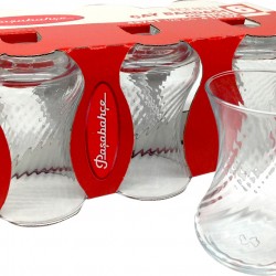 Paşabahçe 6'li İnce Belli Çay Bardağı Optikli 42781