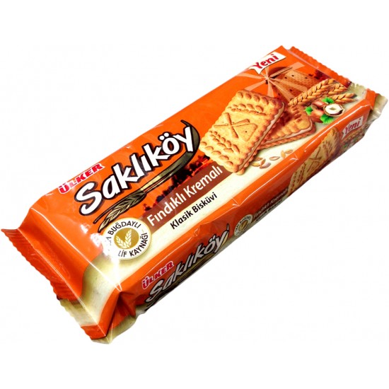 Ulker Saklikoy Hazelnut Cream Classic Biscuits - 8690504082675 - BAKKALIM UK