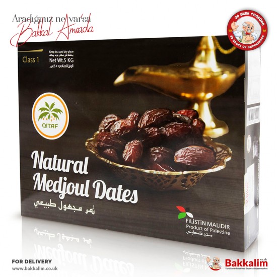 Qitaf Doğal Medjoul Hurması 5000 Gr - 0599599649108 - BAKKALIM UK