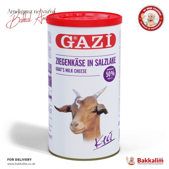 Gazi Hakiki Keçi Beyaz Peynir Min %50 Yağlı N800 Gr - 4002566006331 - BAKKALIM UK