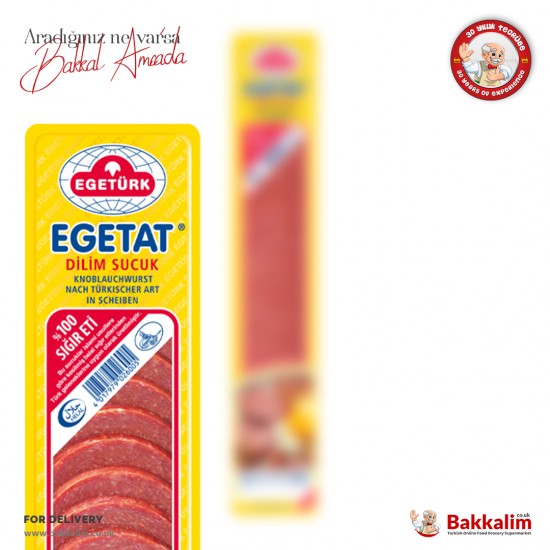 Egetürk Egetat Dilimlenmiş Sucuk 200 G - 4017979026005 - BAKKALIM UK