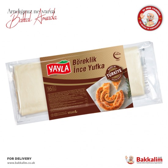 Yayla Thin Pastry Sheets for Borek 700 G - 402739400106 - BAKKALIM UK