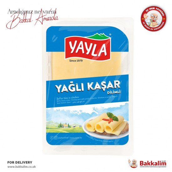 Yayla Yağlı Kaşar Peynir Dilimli 250 Gr - 4027394002546 - BAKKALIM UK
