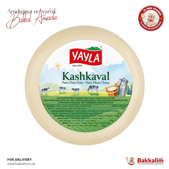 Yayla Pasta Filata Kashkaval Cheese 400 G - 4027394003222 - BAKKALIM UK