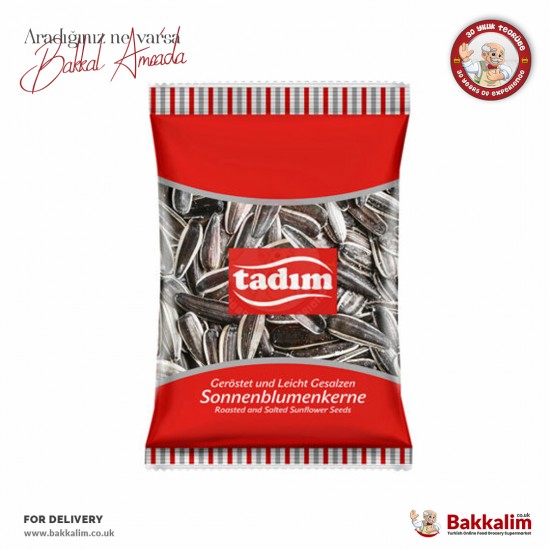 Tadım Ay Çekirdeği Kavrulmuş ve Tuzlu Kırmızı Paket 100 Gr - 4056546011563 - BAKKALIM UK