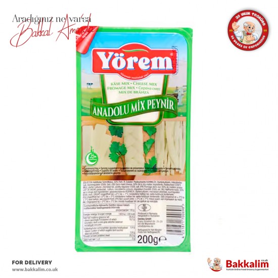 Yorem Anatolian Mix Cheese 200 G - 4251871700698 - BAKKALIM UK