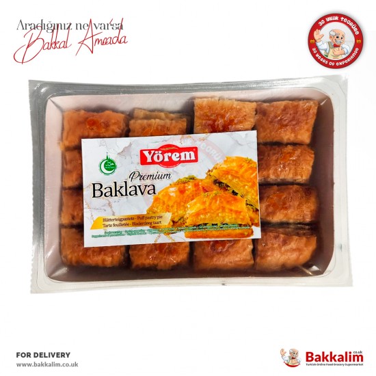 Yörem Taze Antep Fıstıklı Baklava 600 Gr - 4251871708731 - BAKKALIM UK