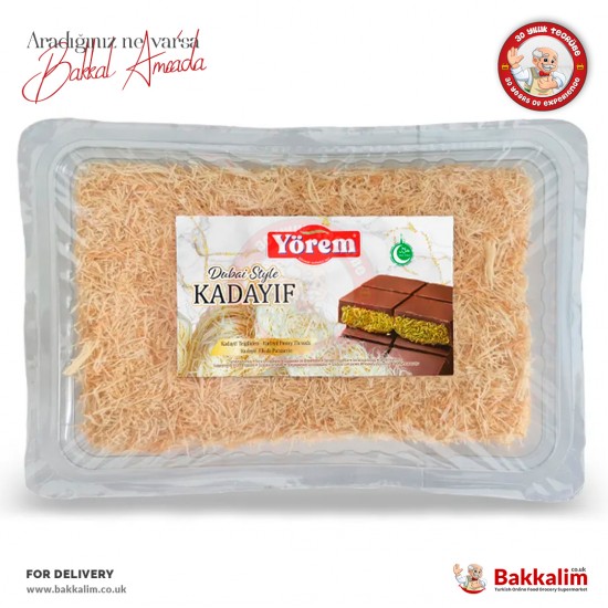 Yörem Dubai Çikolata için Kızartılmış ve Parçalanmış Kadayıf 200 Gr - 4251871708793 - BAKKALIM UK