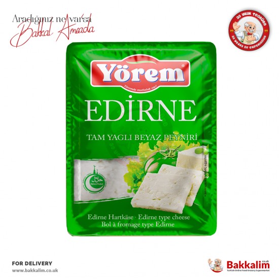 Yorem Full Fat Edirne Cheese 250 G - 4251871708878 - BAKKALIM UK