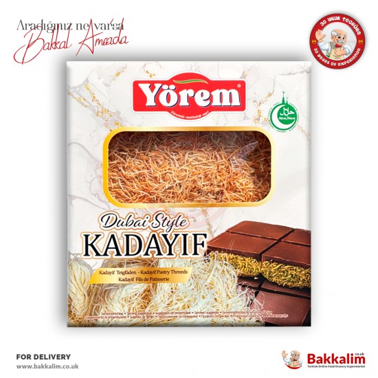 Yorem Dubai Chocolate style Roasted Pastry Threads Kadayif 500 G - 4251871709561 - BAKKALIM UK