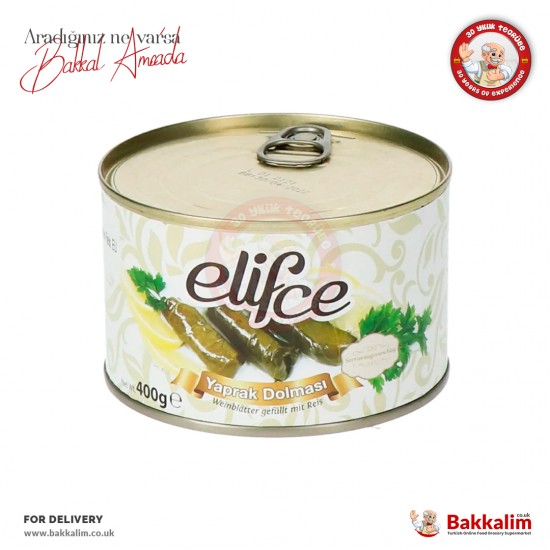 Elifce Stuffed Vine Leaves 400 G - 4260394340120 - BAKKALIM UK