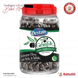 Destan 1300 Gr Gemlik Siyah Zeytin Yağlı