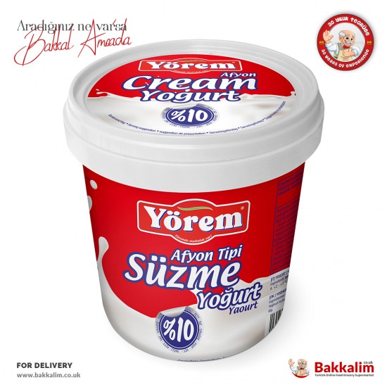 Yorem Afyon Type Cream Yoghurt 1000 G - 4260467597802 - BAKKALIM UK