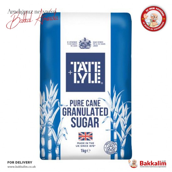 Tata Lyle Pure Cane Granulated Sugar 1000 G - 5010115910014 - BAKKALIM UK