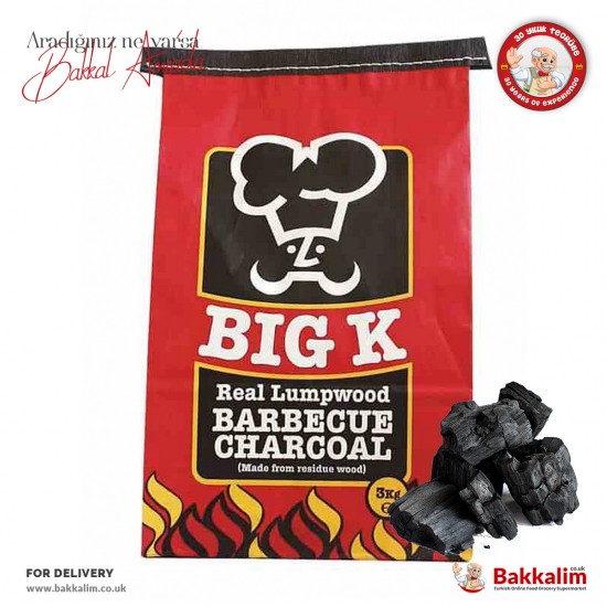 Big K Barbecue Charcoal 5000 G - 5010743380050 - BAKKALIM UK