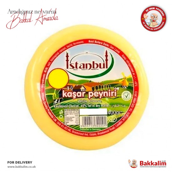 İstanbul Kaşar Peyniri 400 Gr - 5055713300201 - BAKKALIM UK