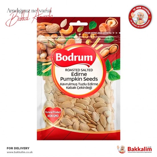 Bodrum Edirne Pumpkin Seeds Roasted Salted 150 G - 5056550715333 - BAKKALIM UK