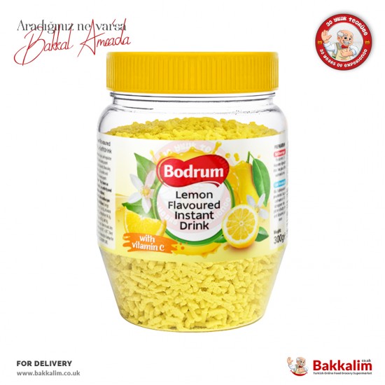 Bodrum Lemon flavoured Instant Hot Drink 300 G - 5056550715715 - BAKKALIM UK