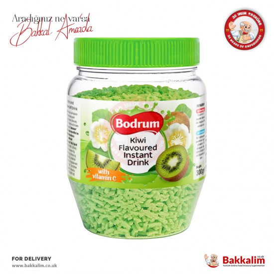 Bodrum Kiwi flavoured Instant Hot Drink 300 G - 5056550715753 - BAKKALIM UK