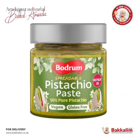 Bodrum %50 Antep Fıstık Ezmesi 200 Gr - 5056550718419 - BAKKALIM UK