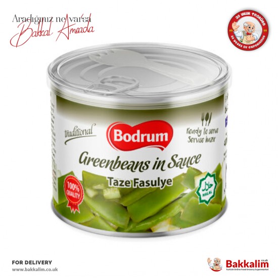 Bodrum Green Beans in Sauce 400 G - 5060050999315 - BAKKALIM UK