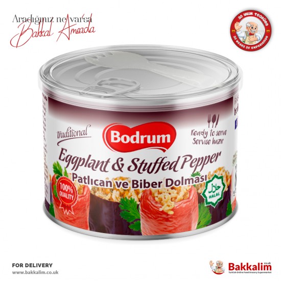 Bodrum Patlıcan ve Biber Dolması 400 Gr - 5060051000102 - BAKKALIM UK