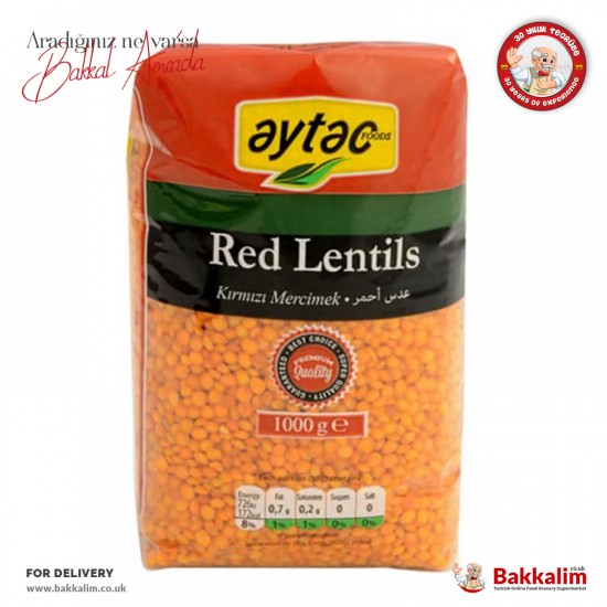 Aytac Red Lentil Whole 1000 G - 5060108700559 - BAKKALIM UK