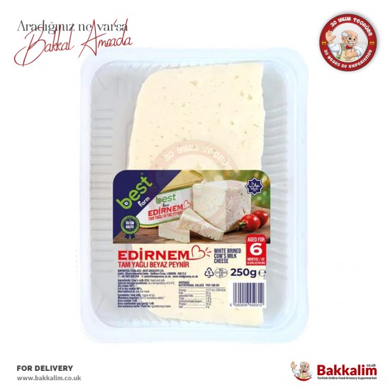 Best Farm Edirnem Tam Yağlı Beyaz Peynir 250 Gr - 5060929450312 - BAKKALIM UK
