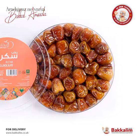 Al Nakhlah Taze Rutab Hurması 500 Gr - 5060957077598 - BAKKALIM UK