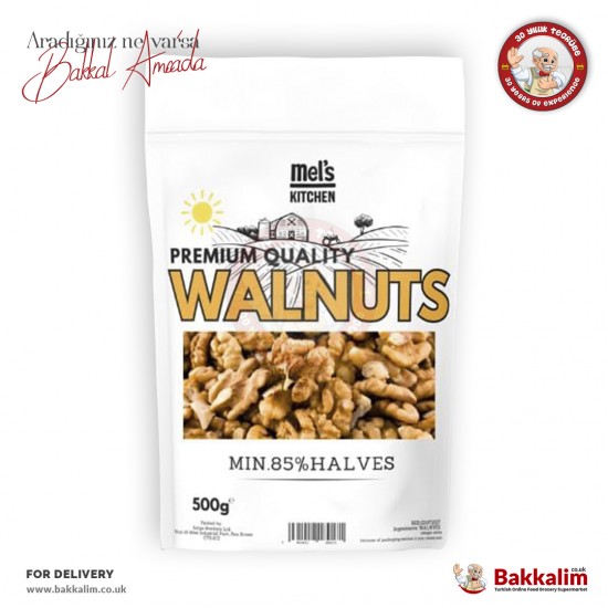 Mel's Kitchen Walnuts Premium Quality 500 G - 5061012189171 - BAKKALIM UK