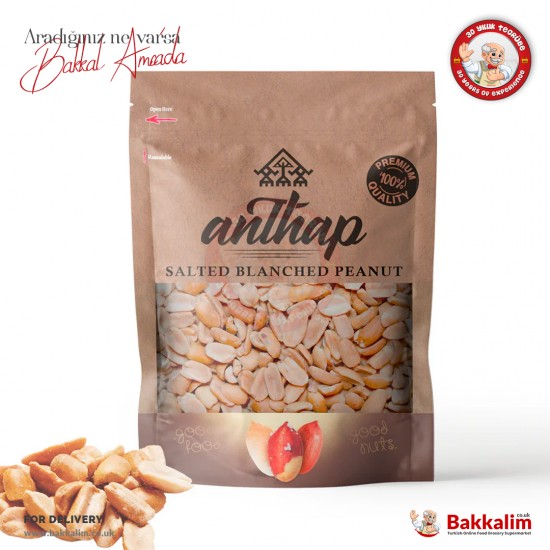 Anthap Tuzlu Soyulmuş Yer Fıstığı 150 Gr - 5061016830697 - BAKKALIM UK