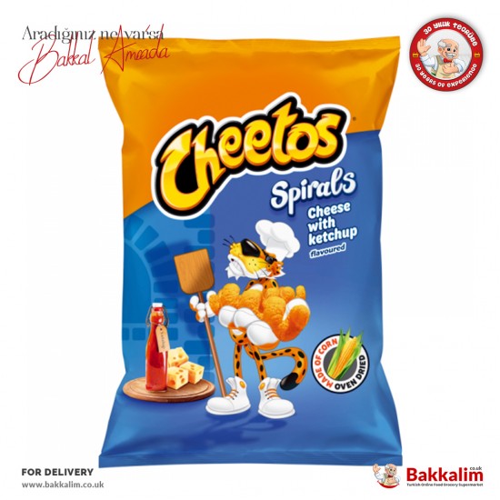 Cheetos Spirals Cheese With Ketchup 80 G - 5900259029096 - BAKKALIM UK