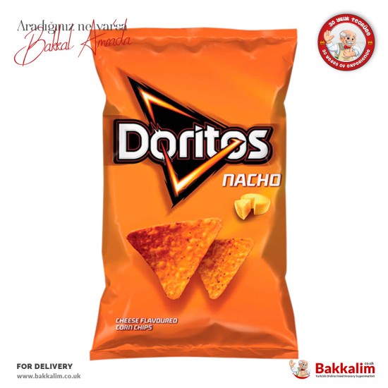 Doritos Nacho Cheese Chips 100 G - 5900259094704 - BAKKALIM UK