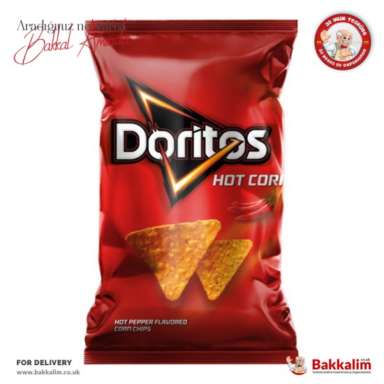 Doritos Hot Pepper Chips 100 G - 5900259094728 - BAKKALIM UK