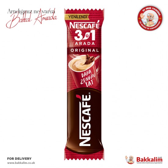 Nestle Nescafe 3 ü 1 arada Kahve Orijinal 17 Gr - 59945383 - BAKKALIM UK