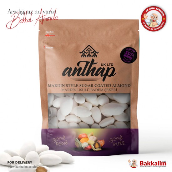 Anthap Sugar Coated Almond Mardin style 150 G - 7449174682538 - BAKKALIM UK