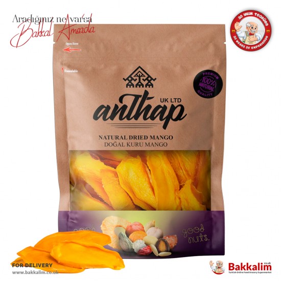 Anthap Dried Mango Natural 100 G - 7449174682620 - BAKKALIM UK