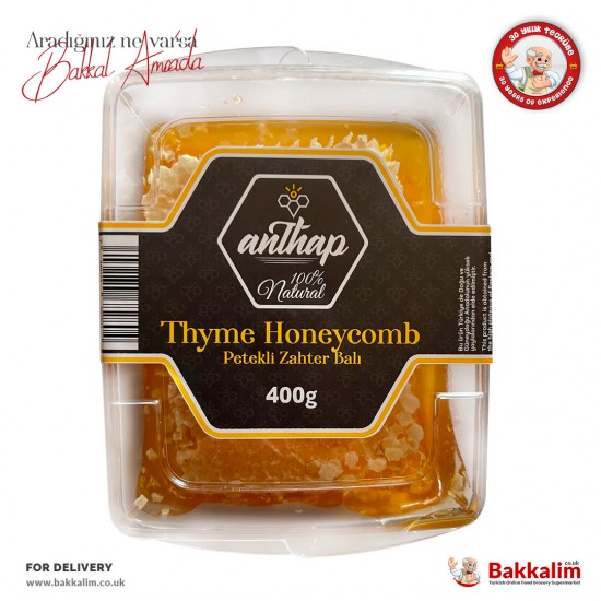 Anthap Natural Thyme Honeycomb Honey 400 G - 7449174682804 - BAKKALIM UK