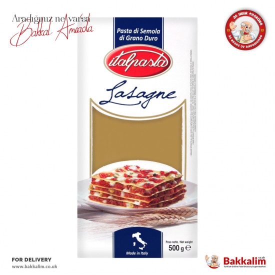 Italpasta Lasagne 500 G - 8009940031428 - BAKKALIM UK