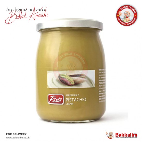 Pisti %45 Pistachio Spread Paste Cream 600 G - 8032523532456 - BAKKALIM UK