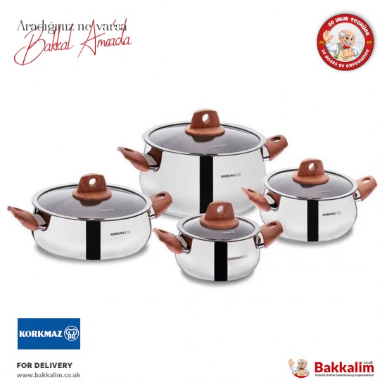 Korkmaz Abana Cookware Set A1953 - 867826372782 - BAKKALIM UK