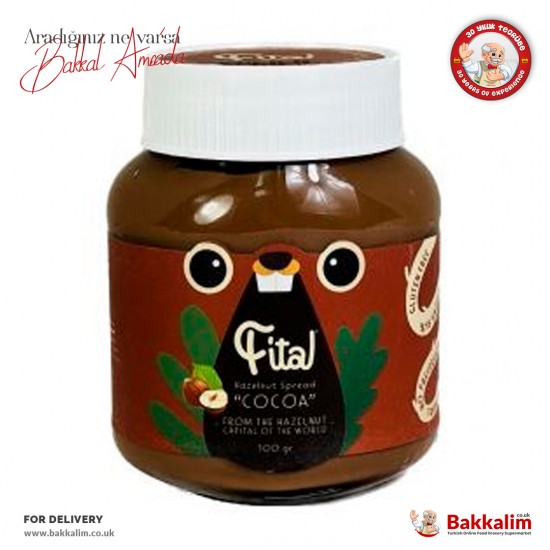 Fital 300 G Hazelnut Spread With Cocoa - 8680690053429 - BAKKALIM UK