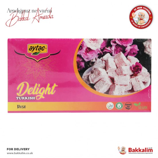 Aytac Turkish Delight Rose Flavoured 350 G - 8680789525806 - BAKKALIM UK