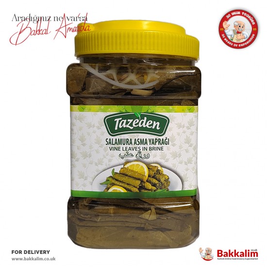 Tazeden Vine Leaves In Brine N800 G - 8681248072589 - BAKKALIM UK