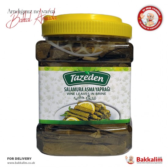 Tazeden Vine Leaves in Brine N400 G - 8681248072633 - BAKKALIM UK