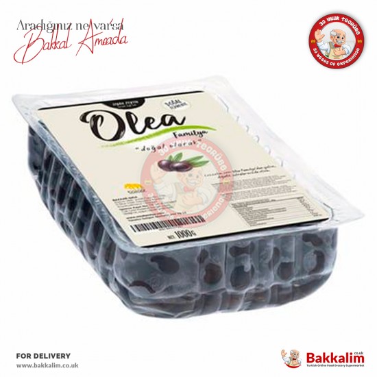 Olea Black Olives Vacuum 1000 G - 8681889327291 - BAKKALIM UK