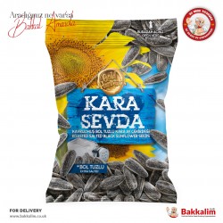 Kara Sevda Black Sunflower Seeds Roasted and Extra Salted 150 G
