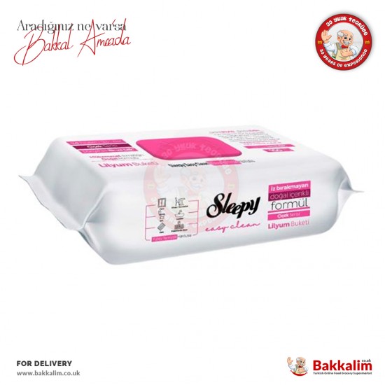 Sleepy Lily Bouquet Surface Cleaning Wipes 100 Sheets - 8682241217694 - BAKKALIM UK