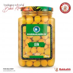 Marmarabirlik XL Çizik Doğal Yeşil Zeytin Süzme 850 Gr